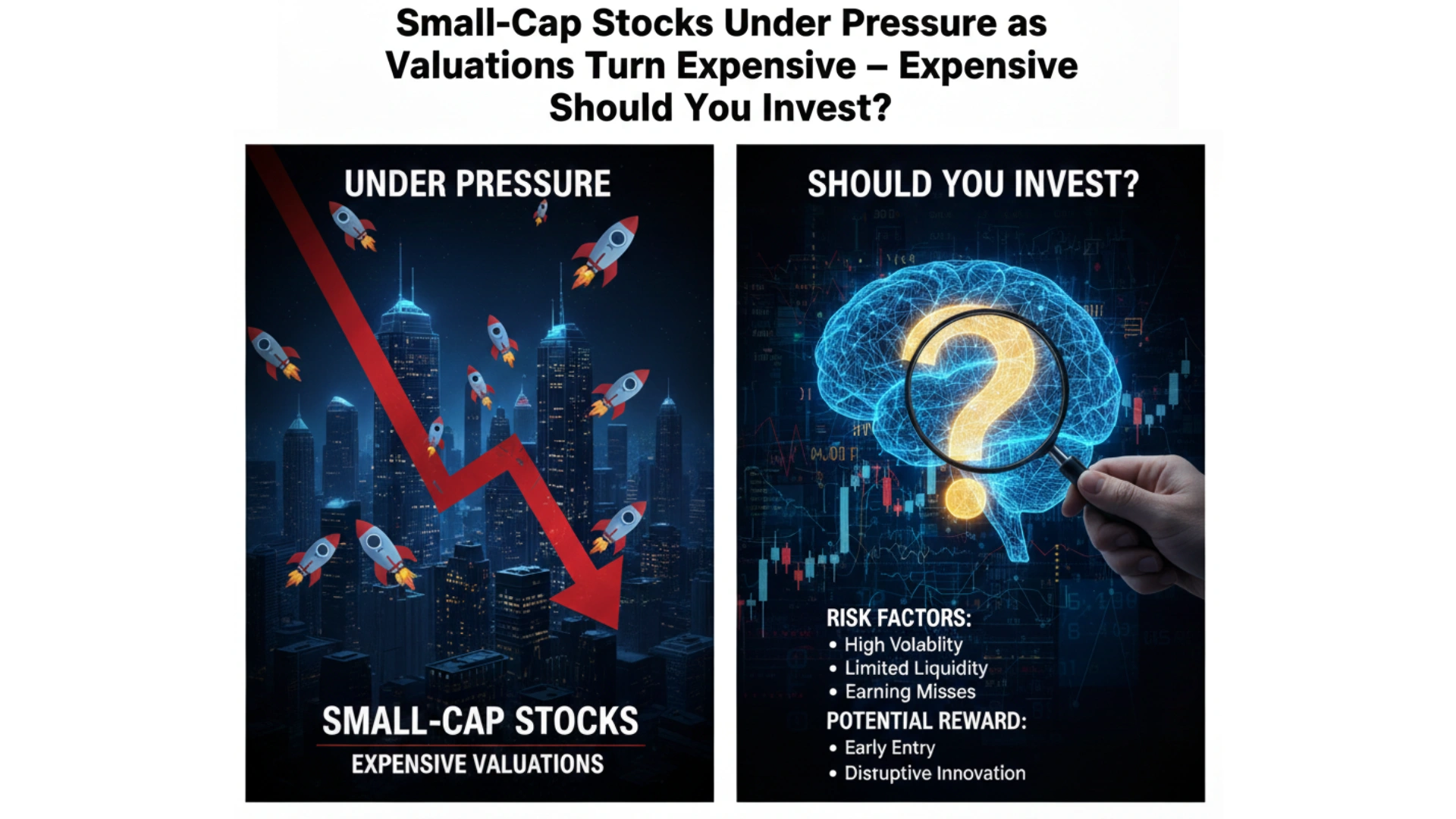 Small-Cap Stocks Under Pressure as Valuations Turn Expensive — Should You Invest?